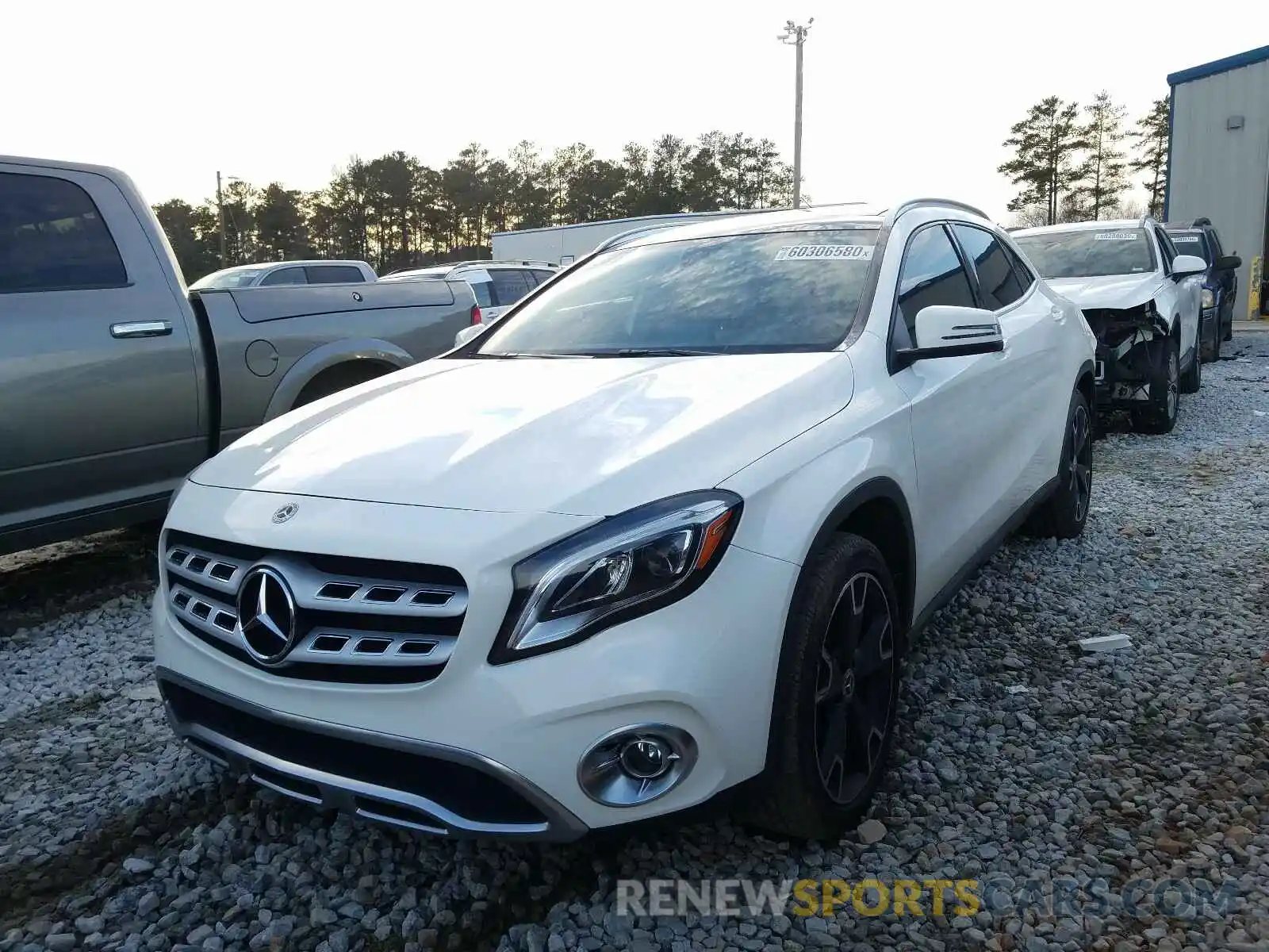 2 Photograph of a damaged car WDCTG4EB4KJ550433 MERCEDES-BENZ GLA-CLASS 2019