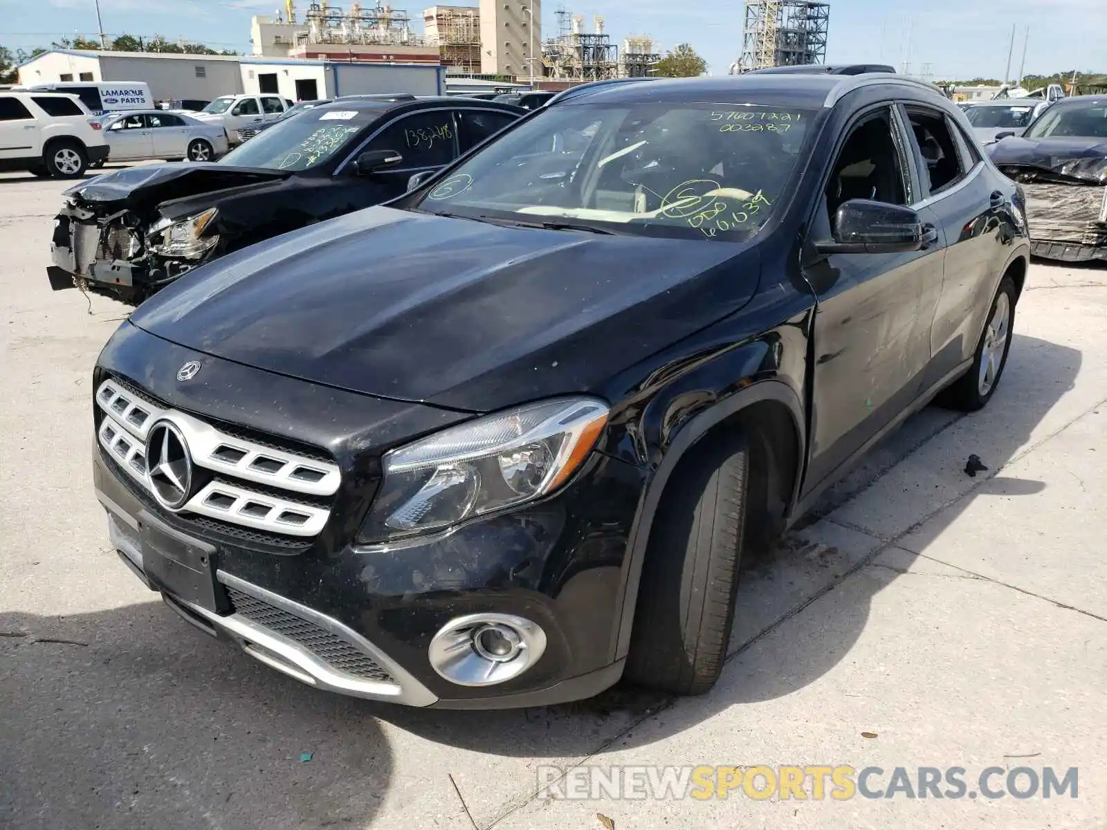 2 Фотография поврежденного автомобиля WDCTG4EB4KU003287 MERCEDES-BENZ GLA-CLASS 2019