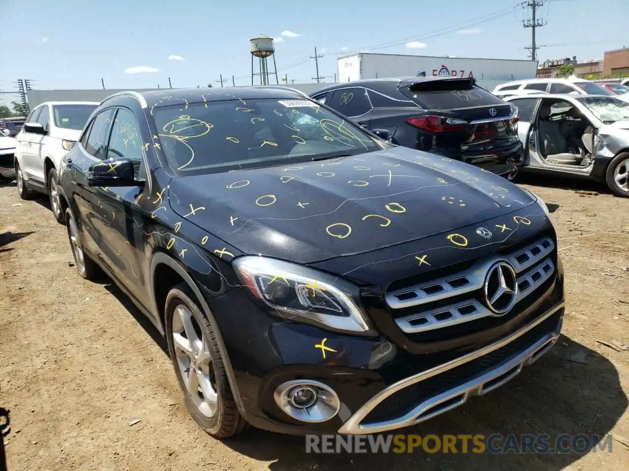 1 Photograph of a damaged car WDCTG4EB4KU003449 MERCEDES-BENZ GLA-CLASS 2019