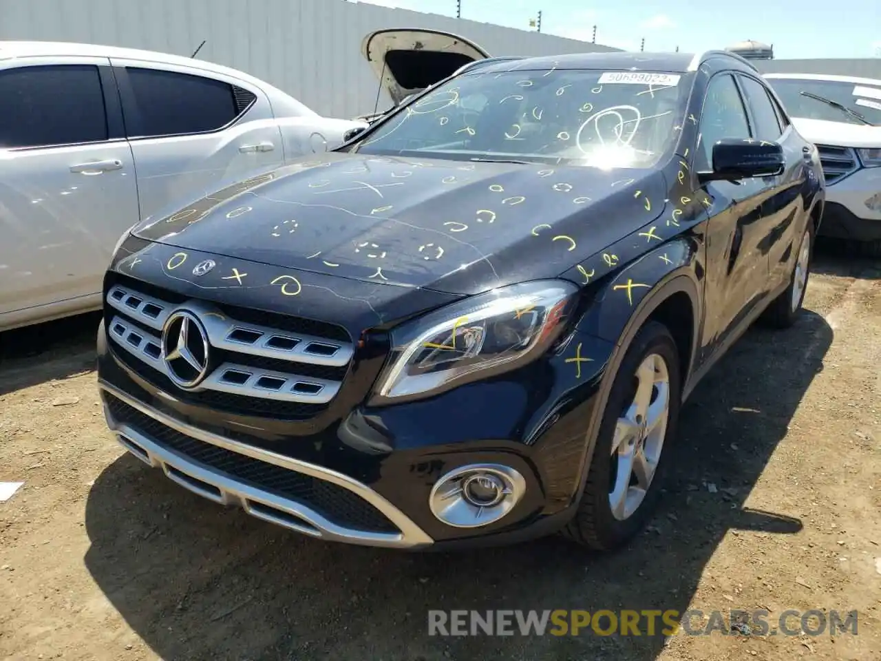 2 Photograph of a damaged car WDCTG4EB4KU003449 MERCEDES-BENZ GLA-CLASS 2019