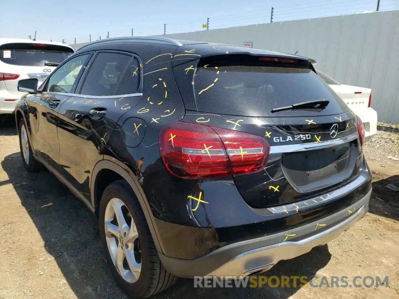 3 Photograph of a damaged car WDCTG4EB4KU003449 MERCEDES-BENZ GLA-CLASS 2019