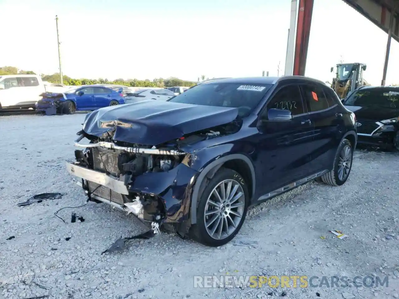 2 Photograph of a damaged car WDCTG4EB4KU003595 MERCEDES-BENZ GLA-CLASS 2019