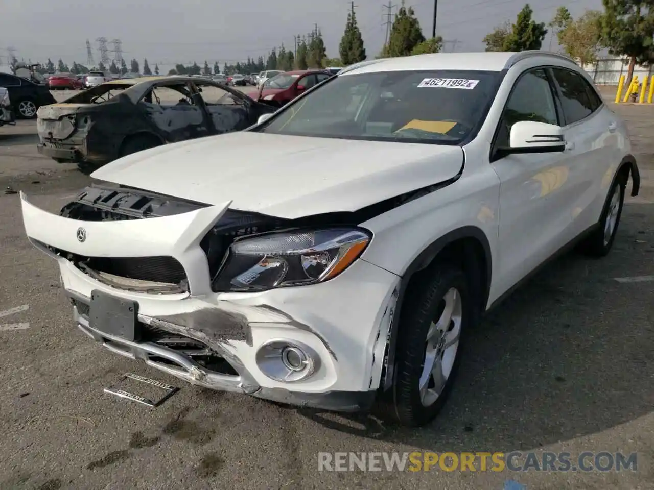 2 Photograph of a damaged car WDCTG4EB4KU005055 MERCEDES-BENZ GLA-CLASS 2019