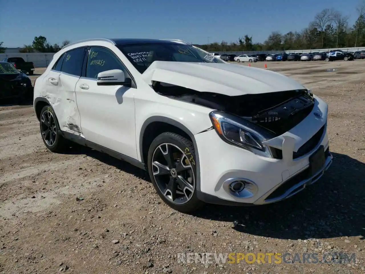 1 Photograph of a damaged car WDCTG4EB4KU009607 MERCEDES-BENZ GLA-CLASS 2019