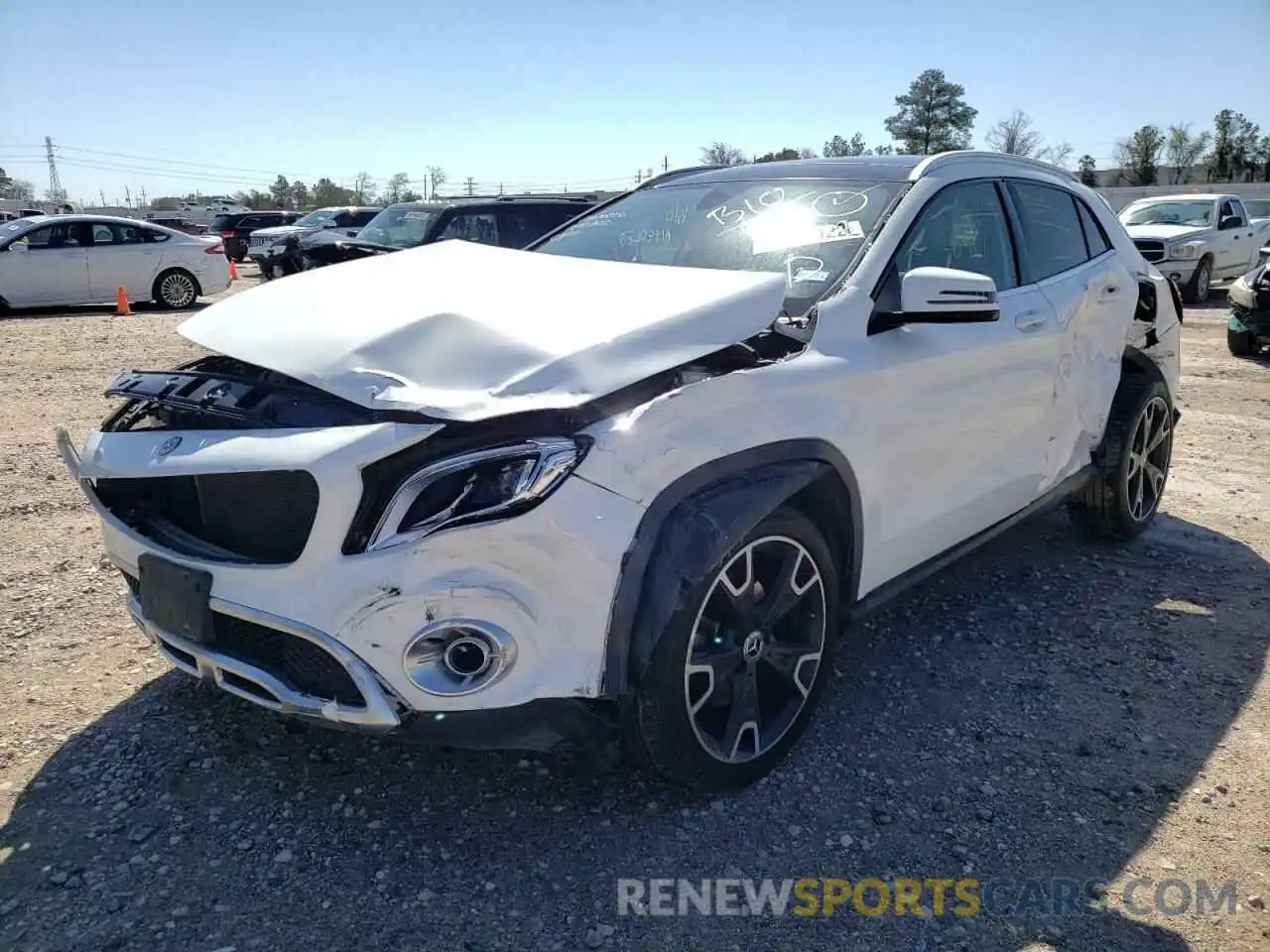 2 Фотография поврежденного автомобиля WDCTG4EB4KU009607 MERCEDES-BENZ GLA-CLASS 2019