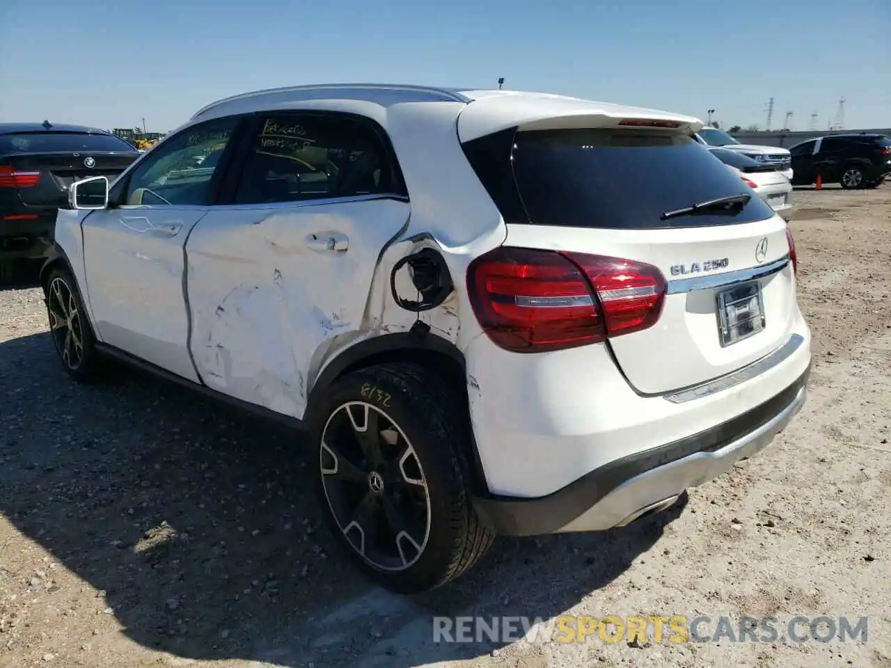 3 Photograph of a damaged car WDCTG4EB4KU009607 MERCEDES-BENZ GLA-CLASS 2019