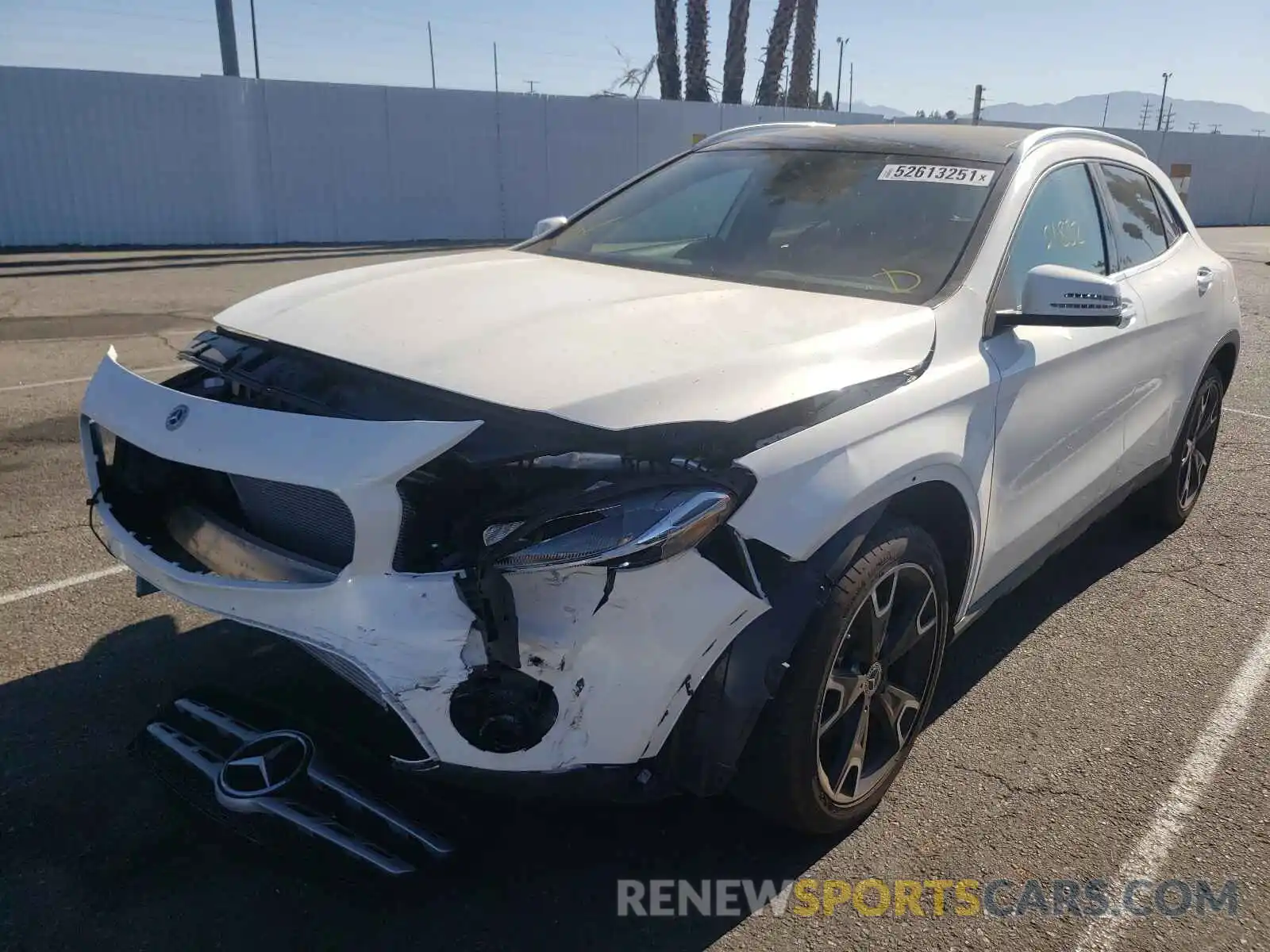 2 Photograph of a damaged car WDCTG4EB4KU012930 MERCEDES-BENZ GLA-CLASS 2019