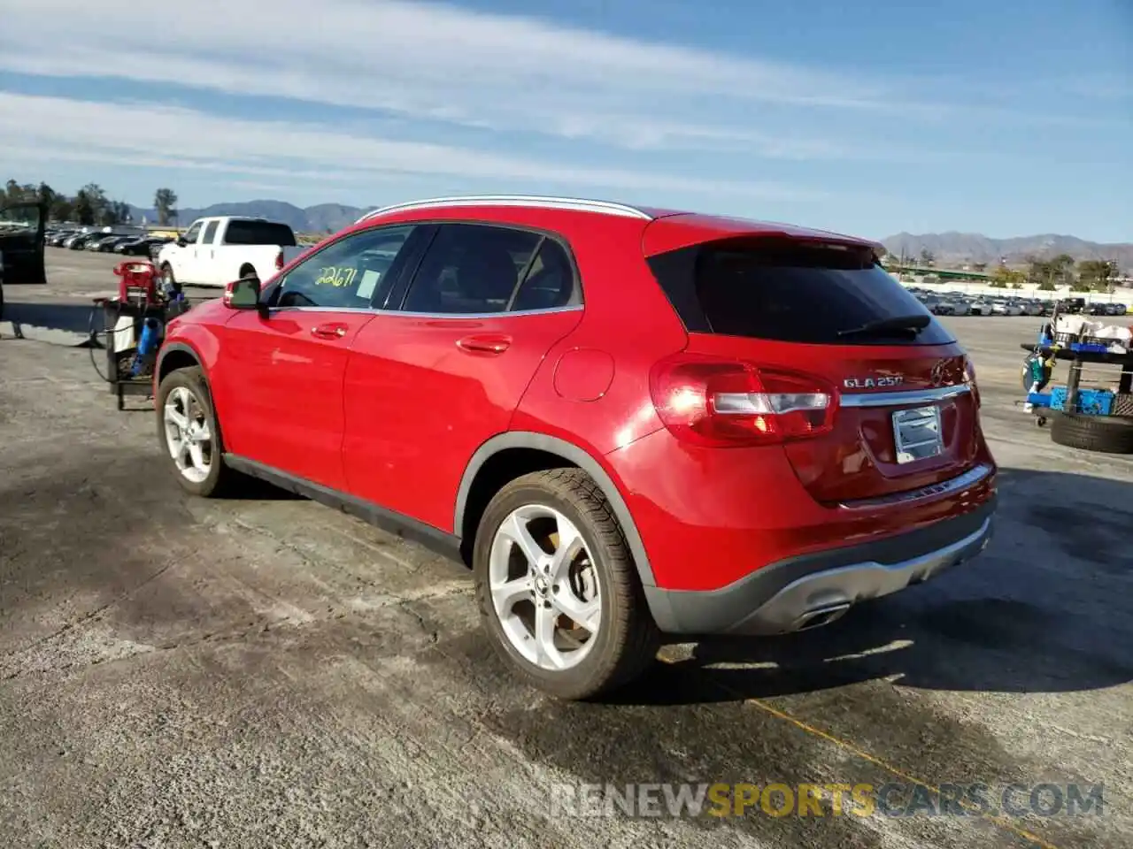 3 Photograph of a damaged car WDCTG4EB4KU017853 MERCEDES-BENZ GLA-CLASS 2019