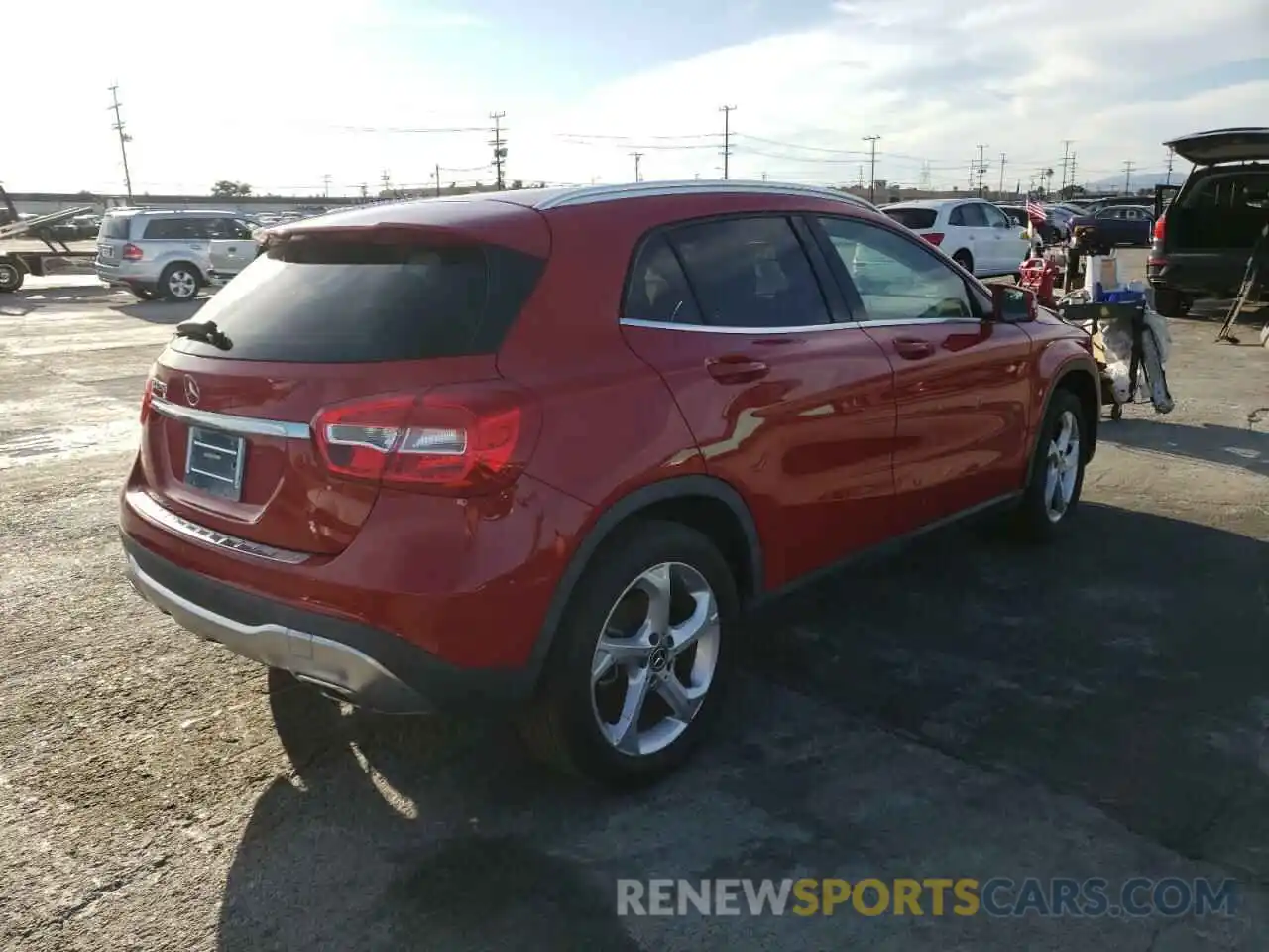 4 Photograph of a damaged car WDCTG4EB4KU017853 MERCEDES-BENZ GLA-CLASS 2019