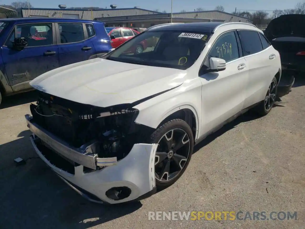 2 Photograph of a damaged car WDCTG4EB5KJ552336 MERCEDES-BENZ GLA-CLASS 2019