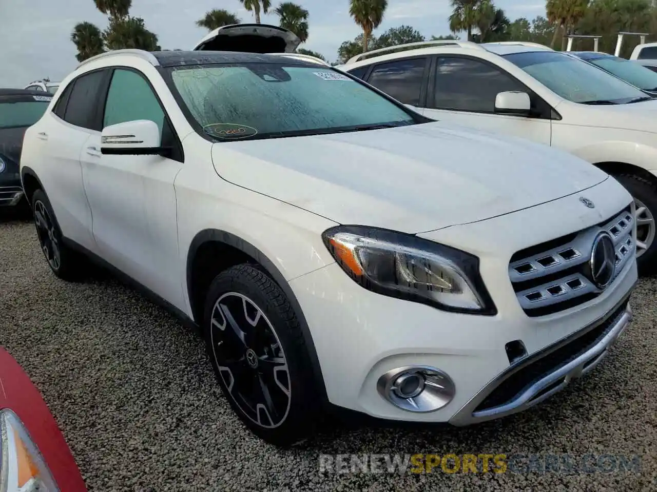 1 Photograph of a damaged car WDCTG4EB5KJ578516 MERCEDES-BENZ GLA-CLASS 2019