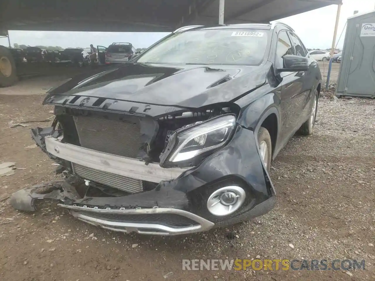 2 Photograph of a damaged car WDCTG4EB5KJ605715 MERCEDES-BENZ GLA-CLASS 2019