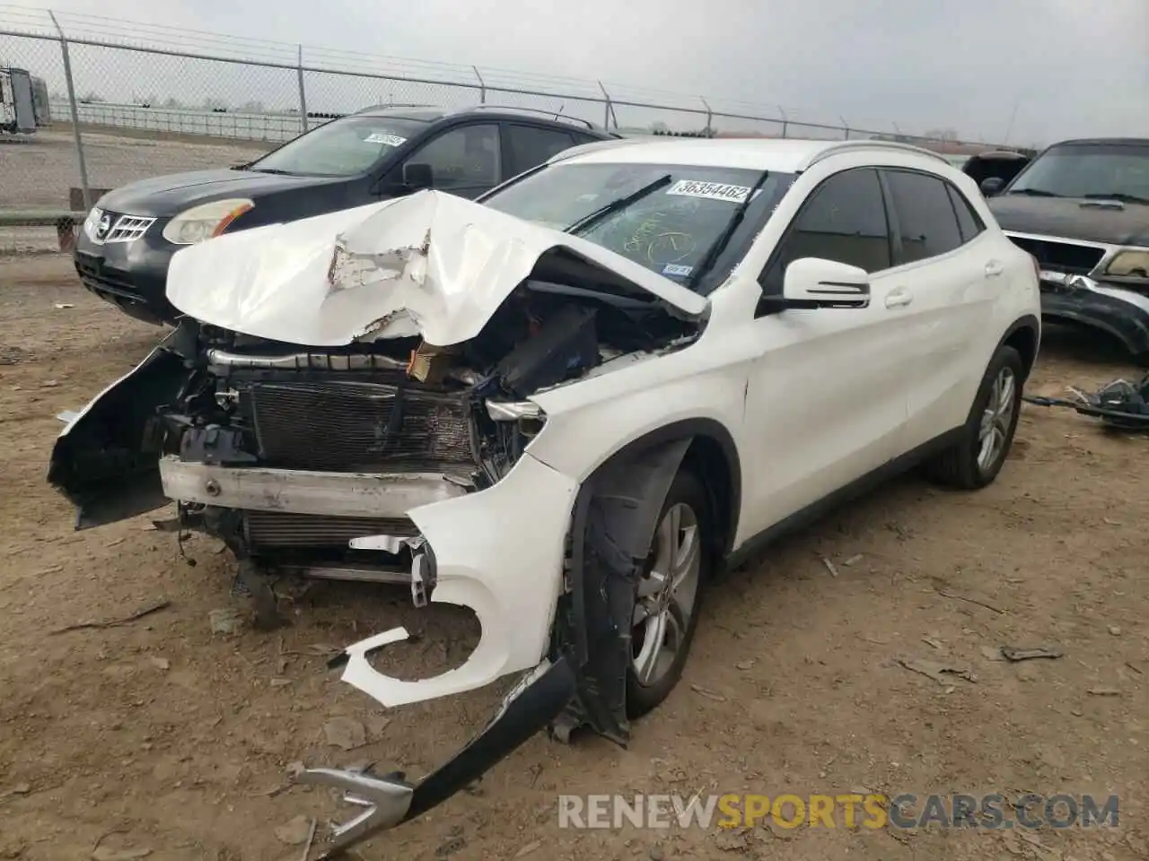 2 Photograph of a damaged car WDCTG4EB5KU007817 MERCEDES-BENZ GLA-CLASS 2019