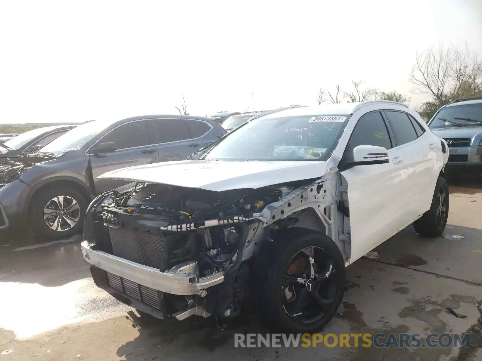 2 Photograph of a damaged car WDCTG4EB6KJ549235 MERCEDES-BENZ GLA-CLASS 2019