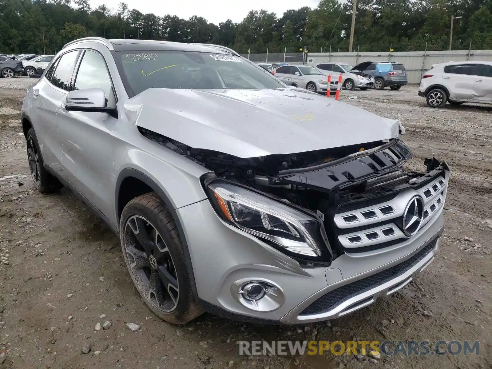 1 Photograph of a damaged car WDCTG4EB6KU007518 MERCEDES-BENZ GLA-CLASS 2019