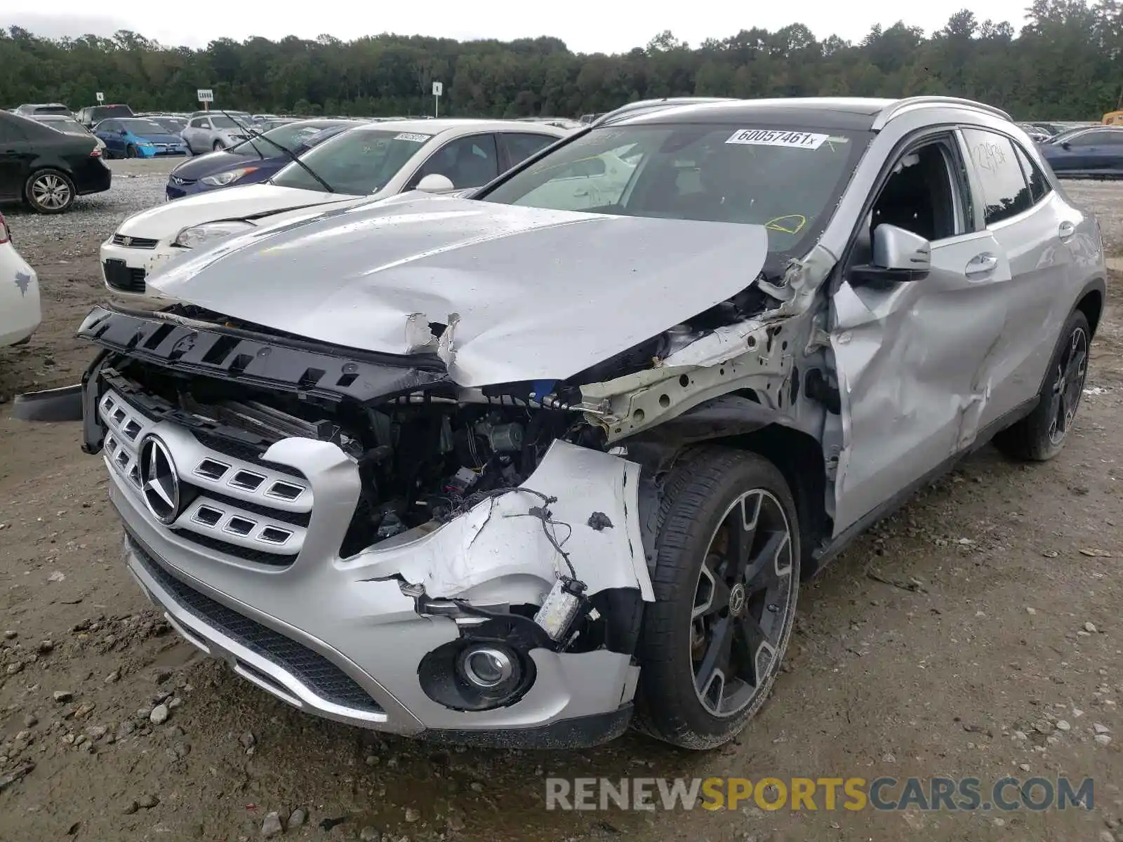 2 Photograph of a damaged car WDCTG4EB6KU007518 MERCEDES-BENZ GLA-CLASS 2019