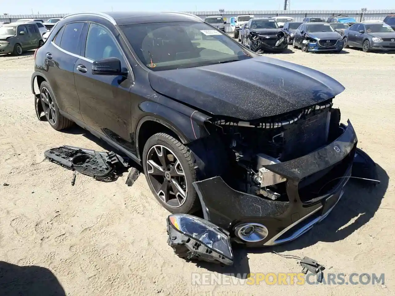 1 Photograph of a damaged car WDCTG4EB7KU008631 MERCEDES-BENZ GLA-CLASS 2019