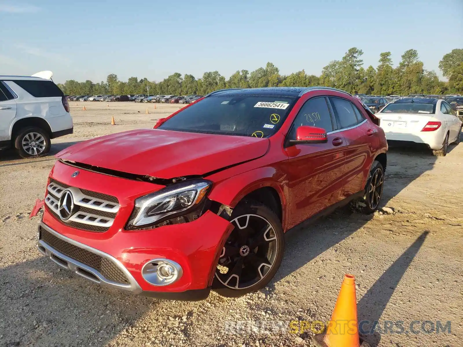 2 Фотография поврежденного автомобиля WDCTG4EB7KU020195 MERCEDES-BENZ GLA-CLASS 2019