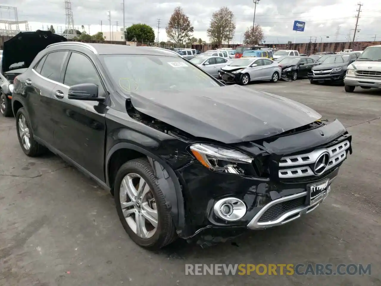 1 Photograph of a damaged car WDCTG4EB8KU002093 MERCEDES-BENZ GLA-CLASS 2019