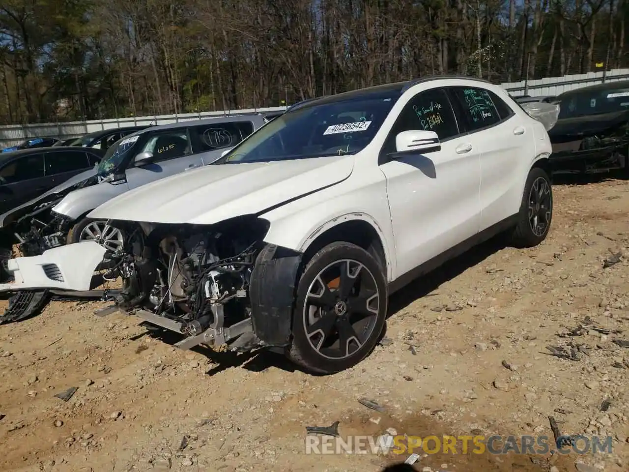 2 Photograph of a damaged car WDCTG4EB8KU009352 MERCEDES-BENZ GLA-CLASS 2019