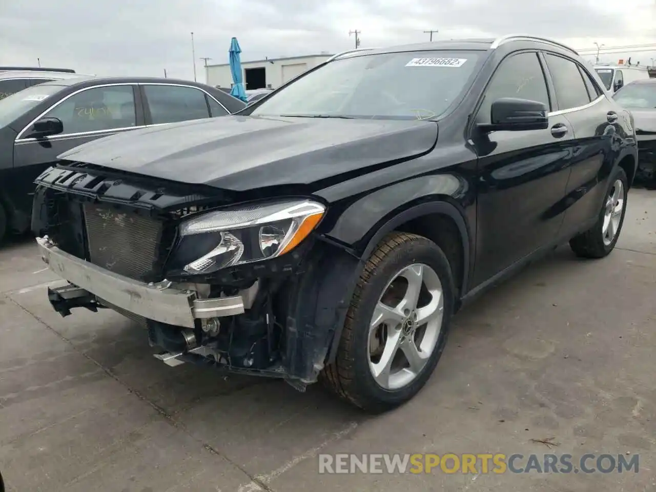 2 Photograph of a damaged car WDCTG4EB9KJ551948 MERCEDES-BENZ GLA-CLASS 2019