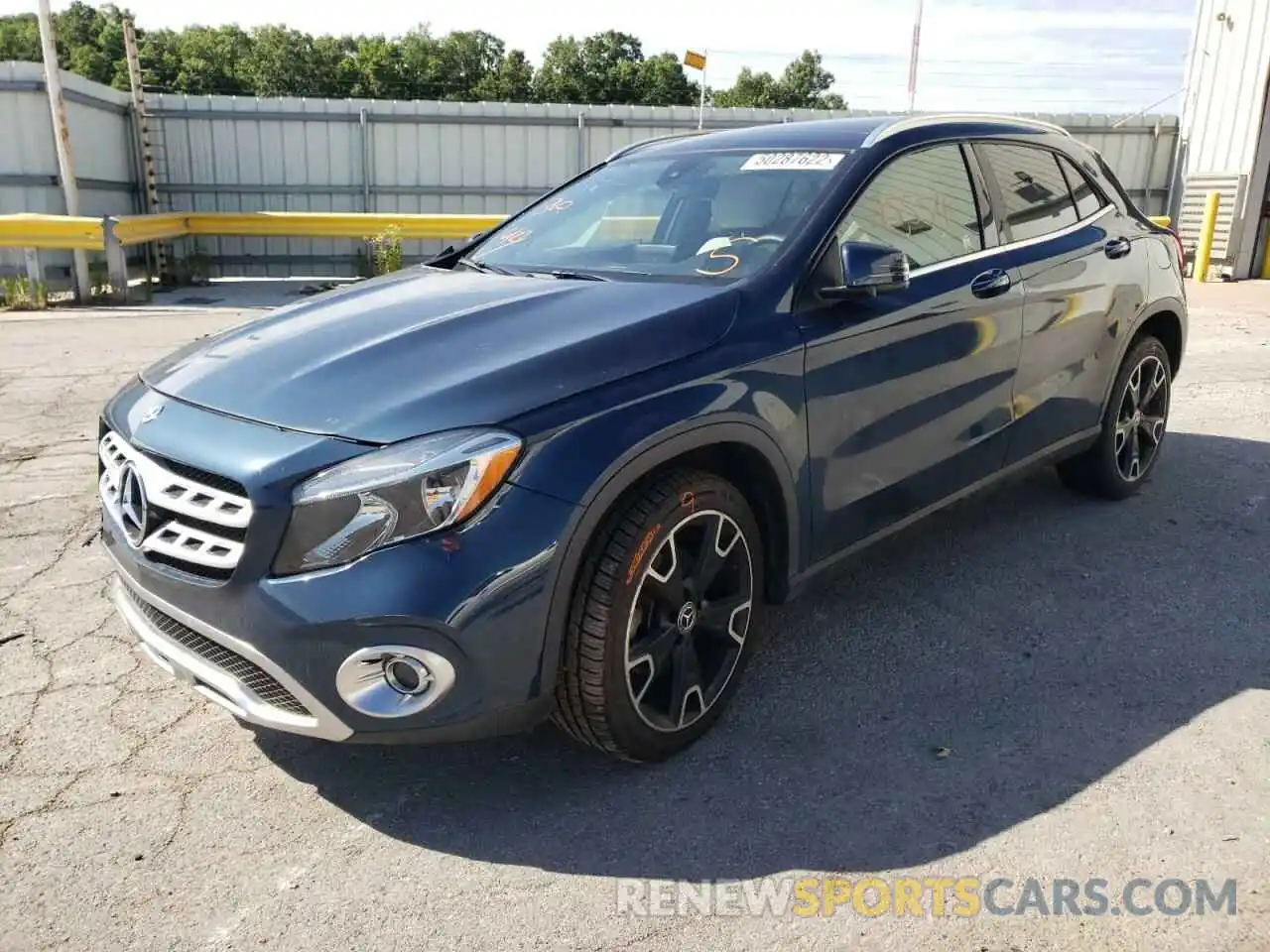 2 Photograph of a damaged car WDCTG4EB9KJ601408 MERCEDES-BENZ GLA-CLASS 2019