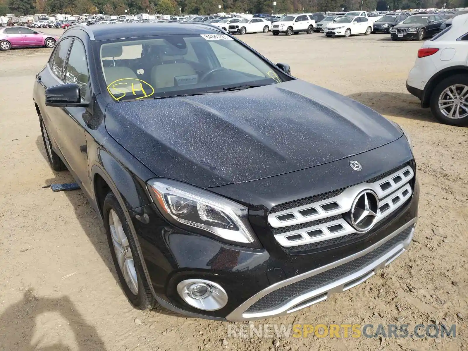 1 Фотография поврежденного автомобиля WDCTG4EB9KU000434 MERCEDES-BENZ GLA-CLASS 2019