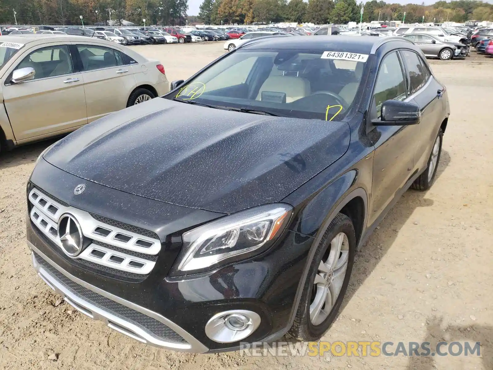 2 Photograph of a damaged car WDCTG4EB9KU000434 MERCEDES-BENZ GLA-CLASS 2019