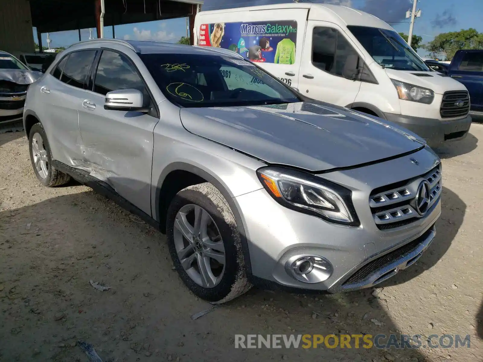 1 Photograph of a damaged car WDCTG4EB9KU002975 MERCEDES-BENZ GLA-CLASS 2019