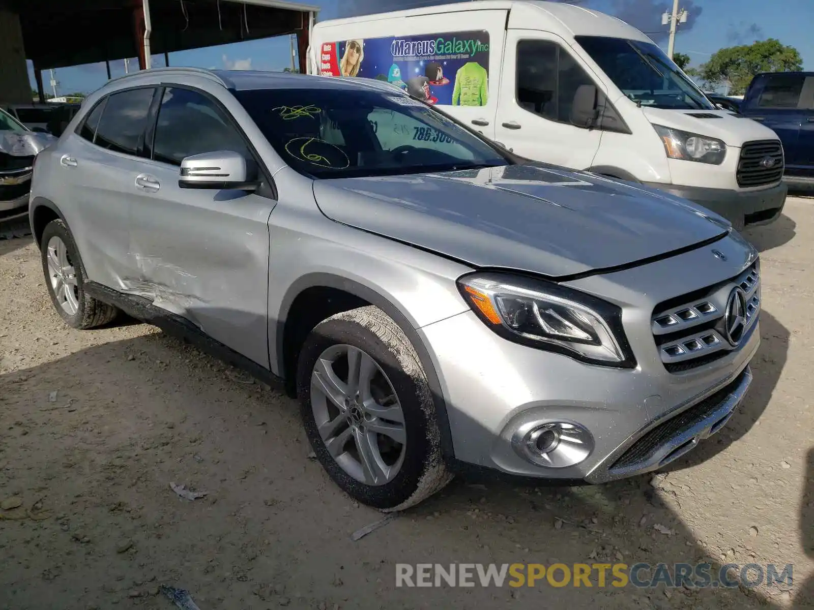 9 Фотография поврежденного автомобиля WDCTG4EB9KU002975 MERCEDES-BENZ GLA-CLASS 2019