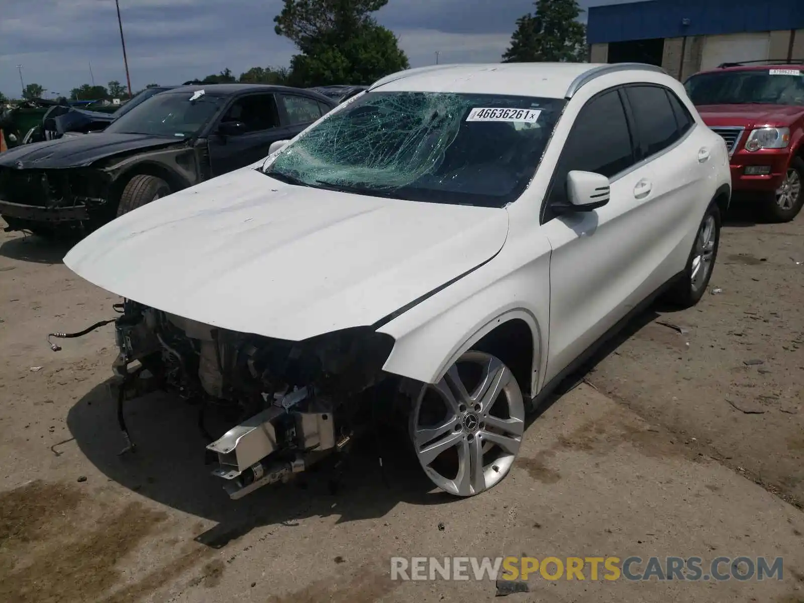 2 Photograph of a damaged car WDCTG4EB9KU004287 MERCEDES-BENZ GLA-CLASS 2019