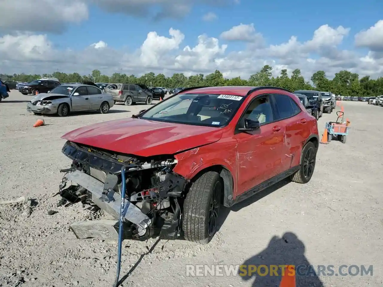 2 Photograph of a damaged car WDCTG4EB9KU009943 MERCEDES-BENZ GLA-CLASS 2019