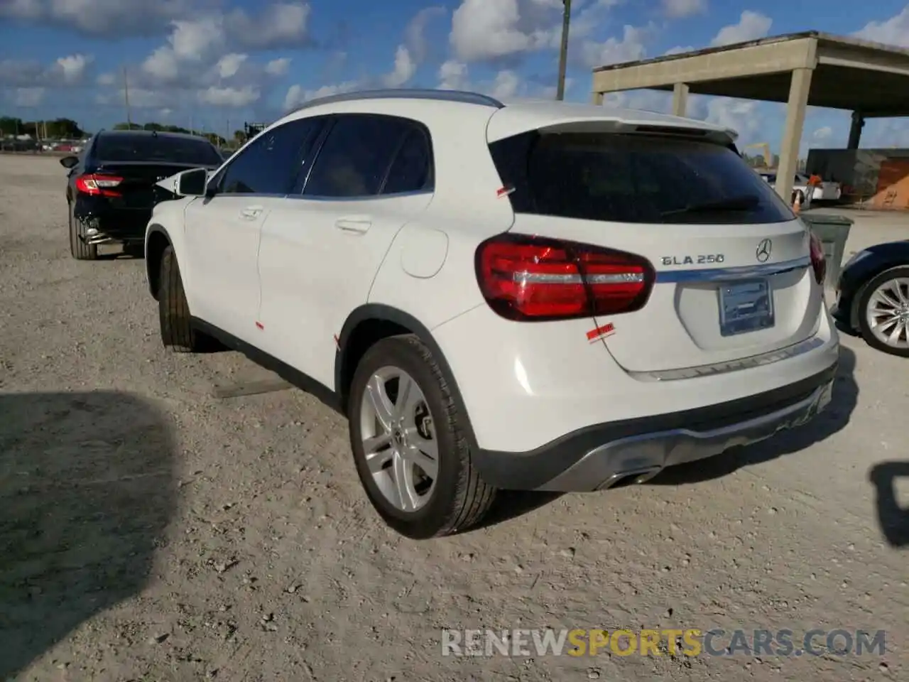 3 Photograph of a damaged car WDCTG4EB9KU014947 MERCEDES-BENZ GLA-CLASS 2019