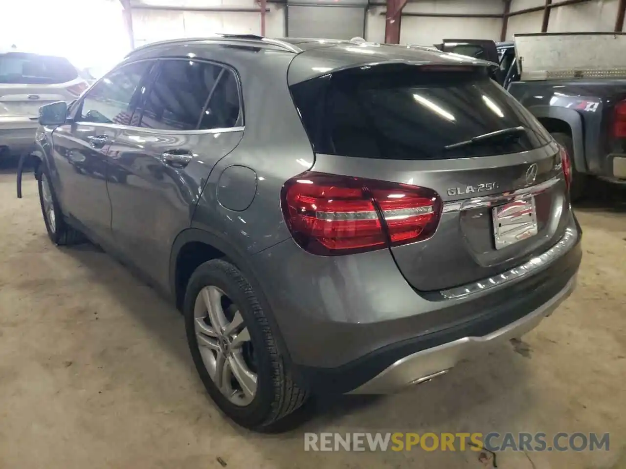 3 Photograph of a damaged car WDCTG4GB0KJ610608 MERCEDES-BENZ GLA-CLASS 2019