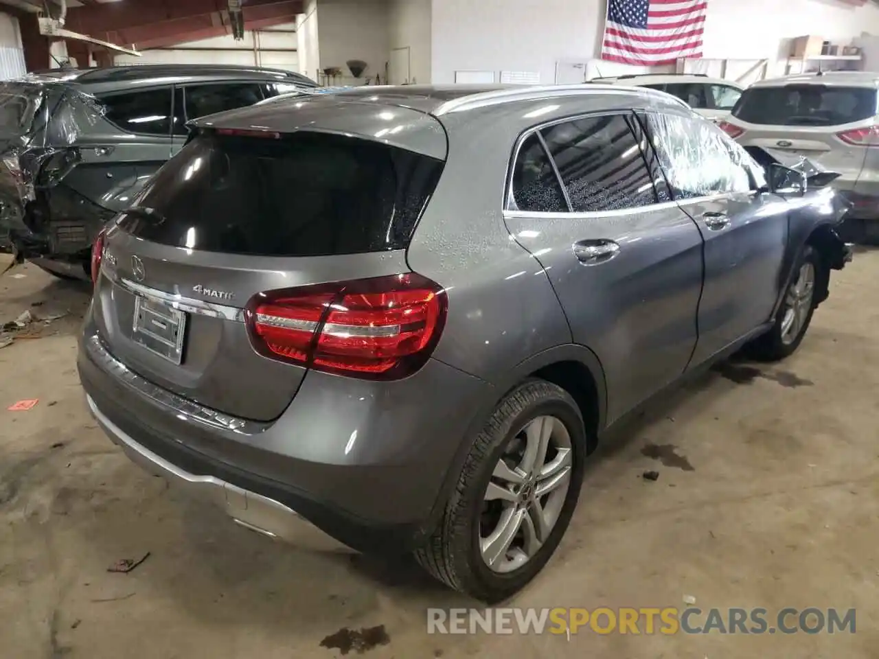 4 Photograph of a damaged car WDCTG4GB0KJ610608 MERCEDES-BENZ GLA-CLASS 2019