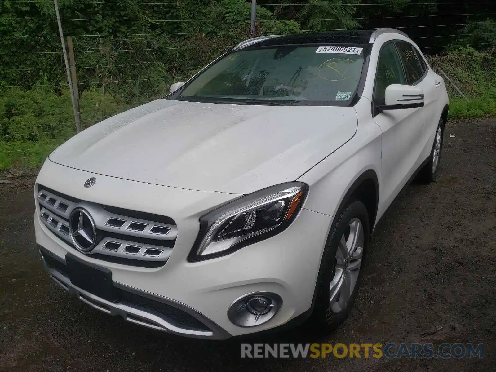 2 Photograph of a damaged car WDCTG4GB0KJ614285 MERCEDES-BENZ GLA-CLASS 2019