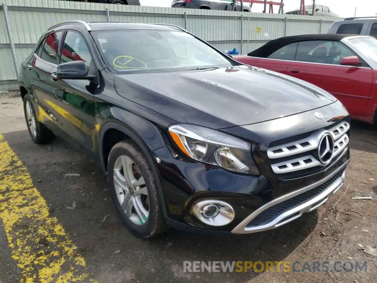 1 Photograph of a damaged car WDCTG4GB0KU013750 MERCEDES-BENZ GLA-CLASS 2019