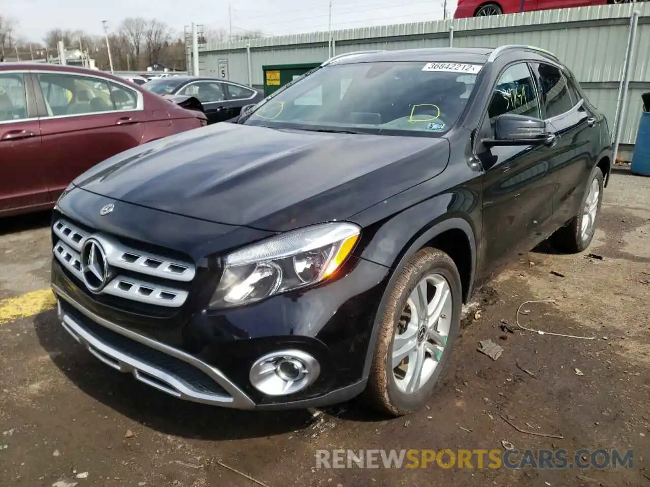 2 Photograph of a damaged car WDCTG4GB0KU013750 MERCEDES-BENZ GLA-CLASS 2019