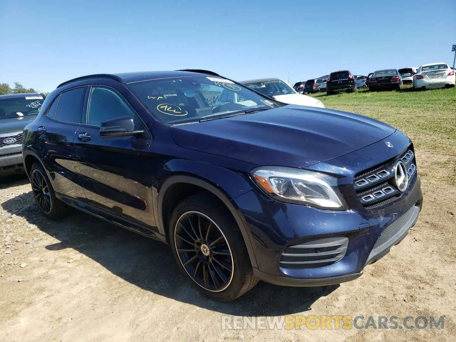 1 Photograph of a damaged car WDCTG4GB1KJ535580 MERCEDES-BENZ GLA-CLASS 2019