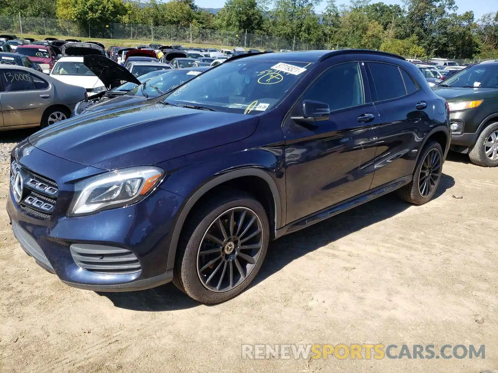 2 Photograph of a damaged car WDCTG4GB1KJ535580 MERCEDES-BENZ GLA-CLASS 2019