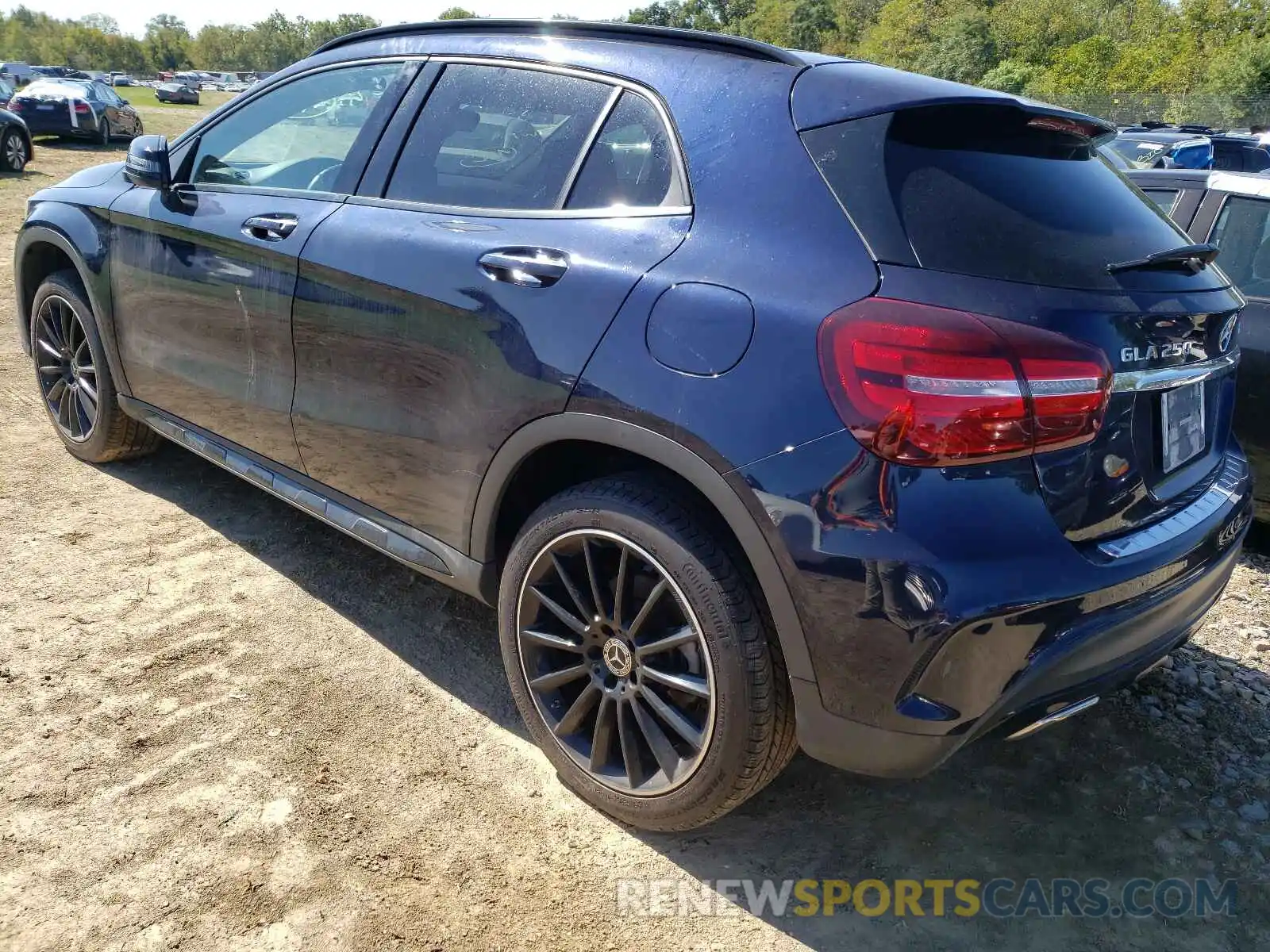 3 Photograph of a damaged car WDCTG4GB1KJ535580 MERCEDES-BENZ GLA-CLASS 2019