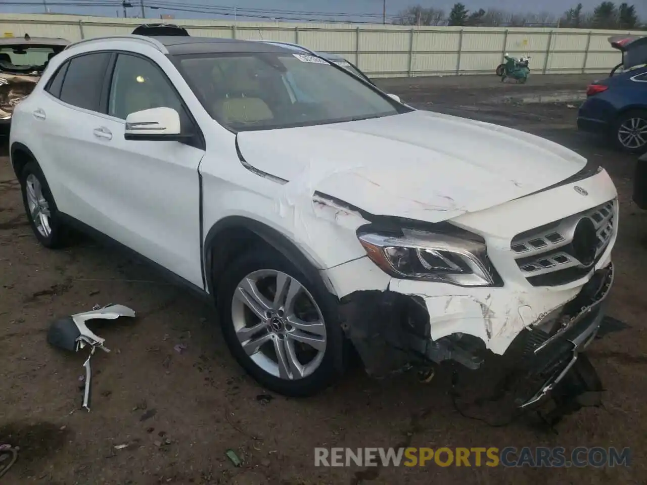 1 Photograph of a damaged car WDCTG4GB1KJ551780 MERCEDES-BENZ GLA-CLASS 2019