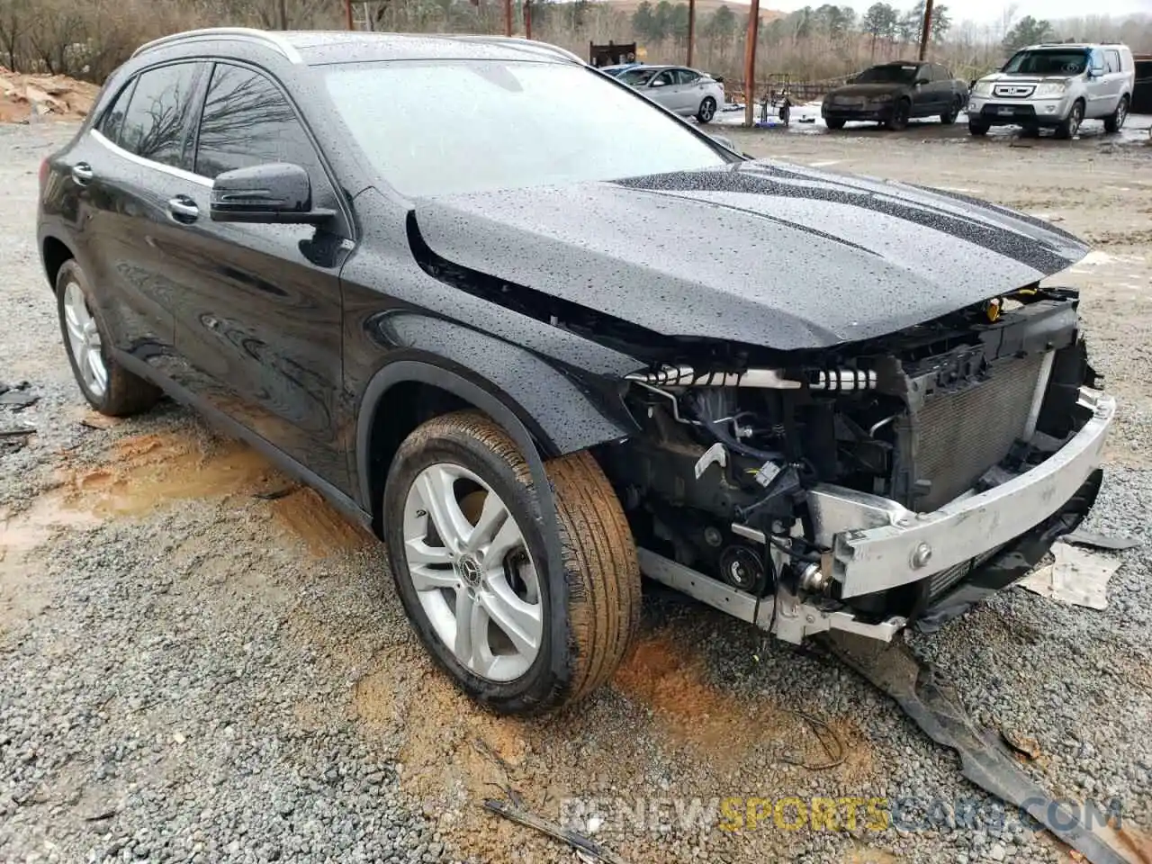 1 Photograph of a damaged car WDCTG4GB1KJ553965 MERCEDES-BENZ GLA-CLASS 2019