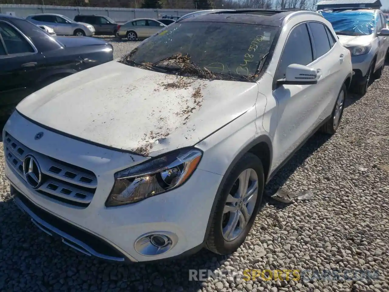 2 Photograph of a damaged car WDCTG4GB1KU012610 MERCEDES-BENZ GLA-CLASS 2019