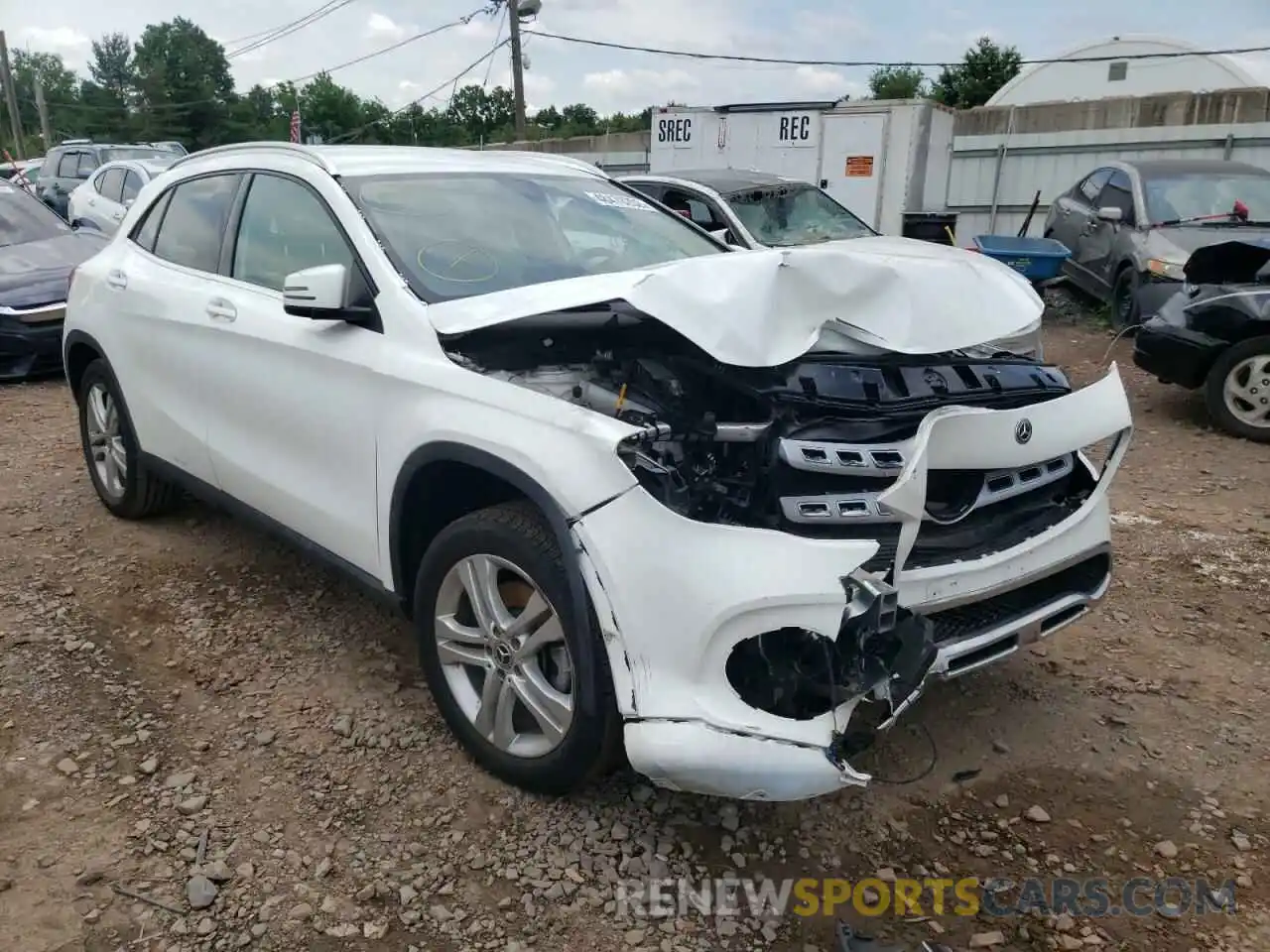 1 Photograph of a damaged car WDCTG4GB1KU013448 MERCEDES-BENZ GLA-CLASS 2019