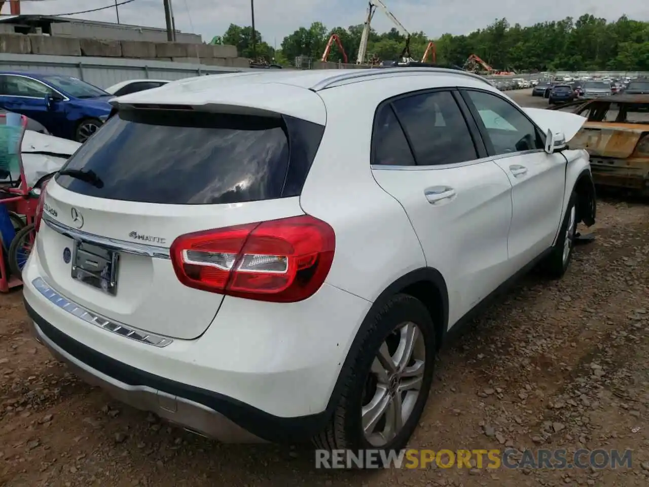 4 Photograph of a damaged car WDCTG4GB1KU013448 MERCEDES-BENZ GLA-CLASS 2019