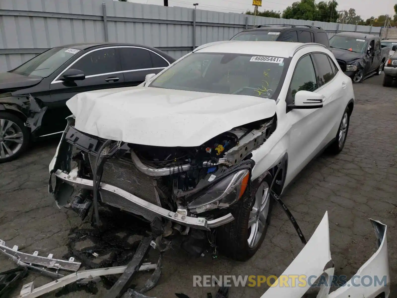 2 Photograph of a damaged car WDCTG4GB1KU017791 MERCEDES-BENZ GLA-CLASS 2019