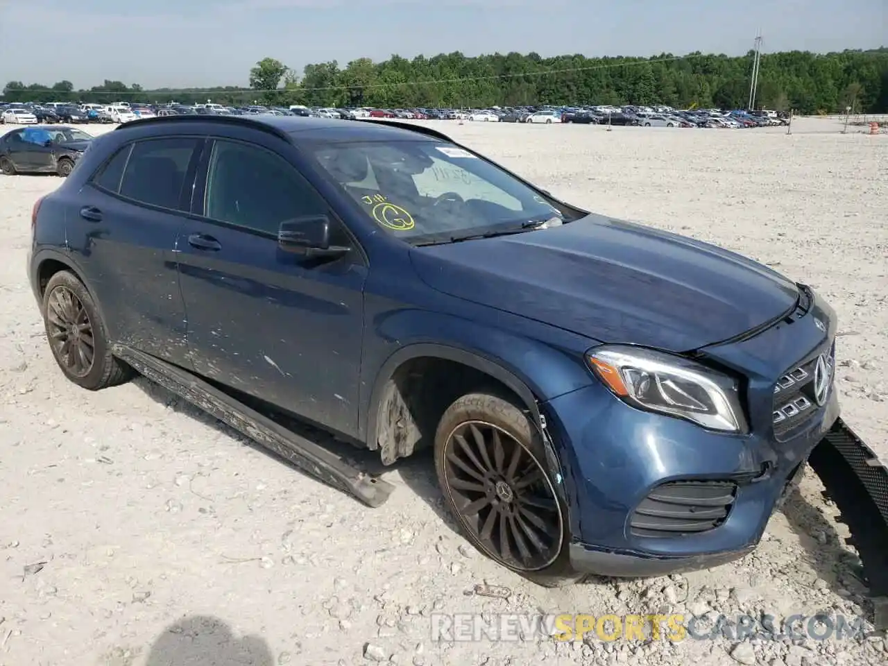 1 Photograph of a damaged car WDCTG4GB2KJ609332 MERCEDES-BENZ GLA-CLASS 2019