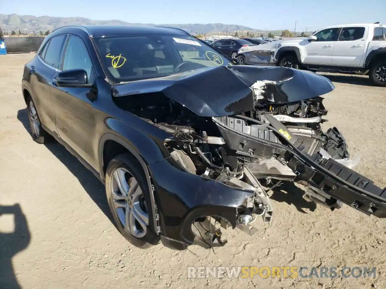 1 Photograph of a damaged car WDCTG4GB2KU006248 MERCEDES-BENZ GLA-CLASS 2019