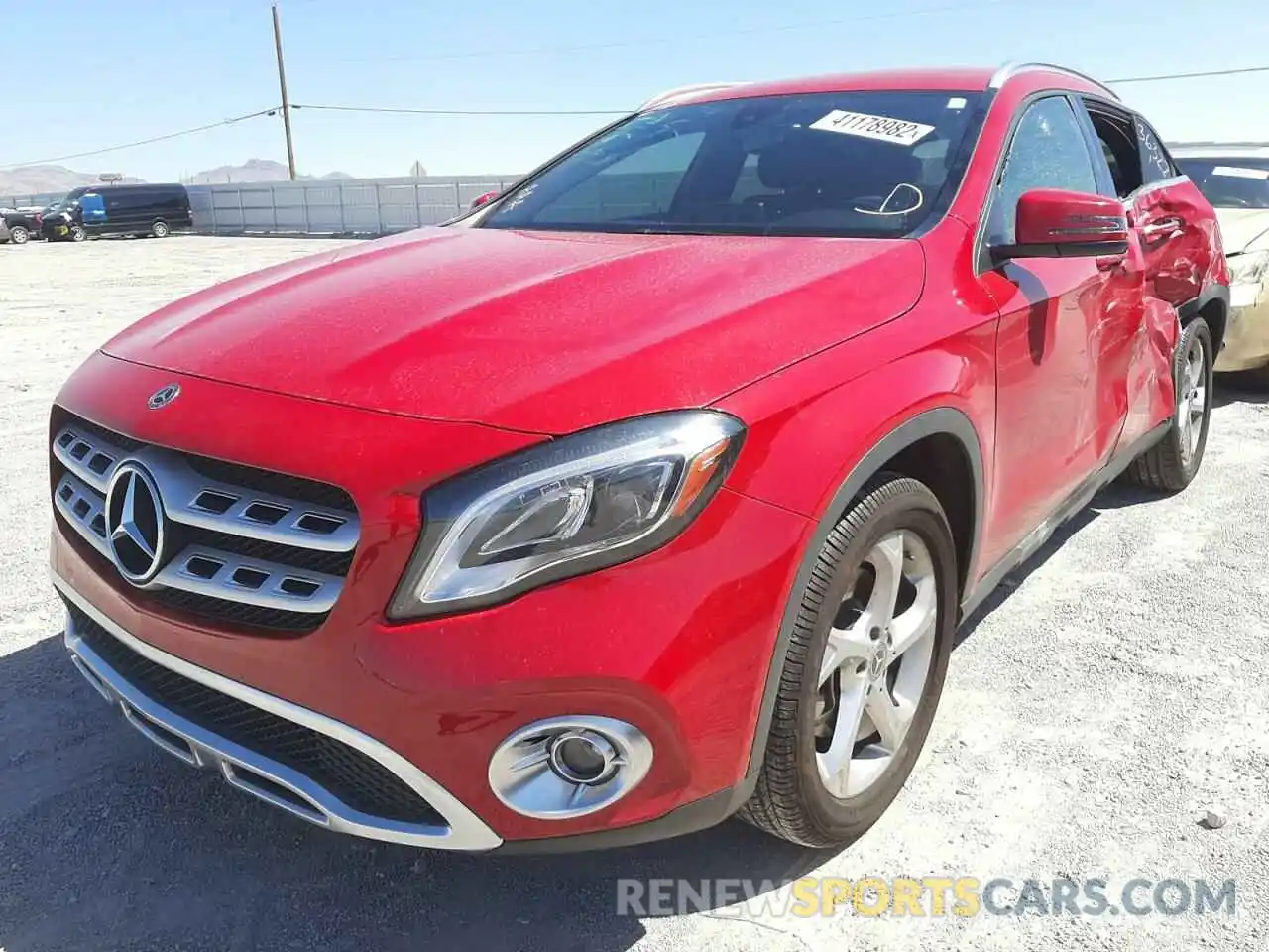 2 Photograph of a damaged car WDCTG4GB2KU008503 MERCEDES-BENZ GLA-CLASS 2019